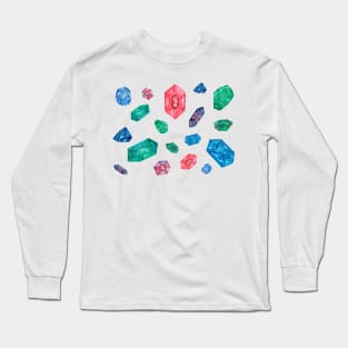 Gemstones pattern Long Sleeve T-Shirt